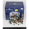 Image 1 : VINTAGE TRIM SHOPPE VILLAGE ICE SCENE IN
