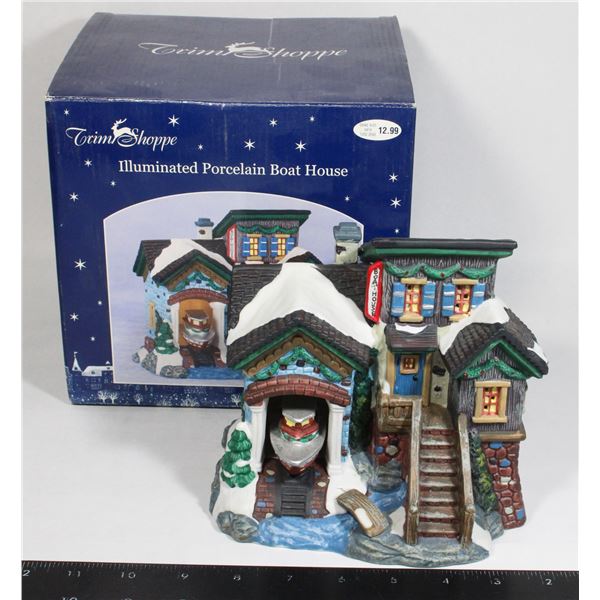 VINTAGE TRIM SHOPPE ILLUMINATED PORCELAIN