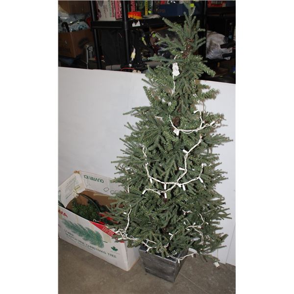 LOT OF CHRISTMAS ITEMS, SMALL TREE, ECT