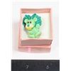 Image 1 : HANDMADE PINS BY MODE: GREEN LION
