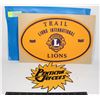 Image 1 : LOT OF TWO PATCHES SOLD IN A BLUE PLASTIC FILE