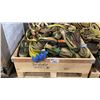 Image 1 : SMALL PALLET CRATE OF ASSORTED LIFTING SLINGS *CRATE INCLUDED*
