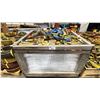 Image 1 : WOODEN PALLET CRATE OF ASSORTED LIFTING SLINGS *CRATE INCLUDED*