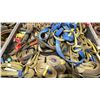 Image 2 : WOODEN PALLET CRATE OF ASSORTED LIFTING SLINGS *CRATE INCLUDED*