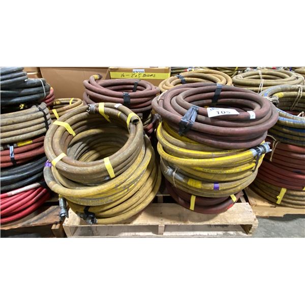PALLET OF ASSORTED INDUSTRIAL AIR/WATER HOSE LINES