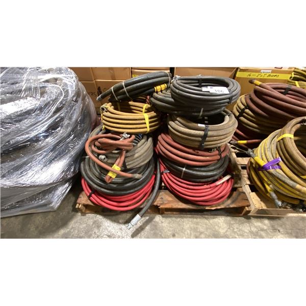 PALLET OF ASSORTED INDUSTRIAL AIR/WATER HOSE LINES