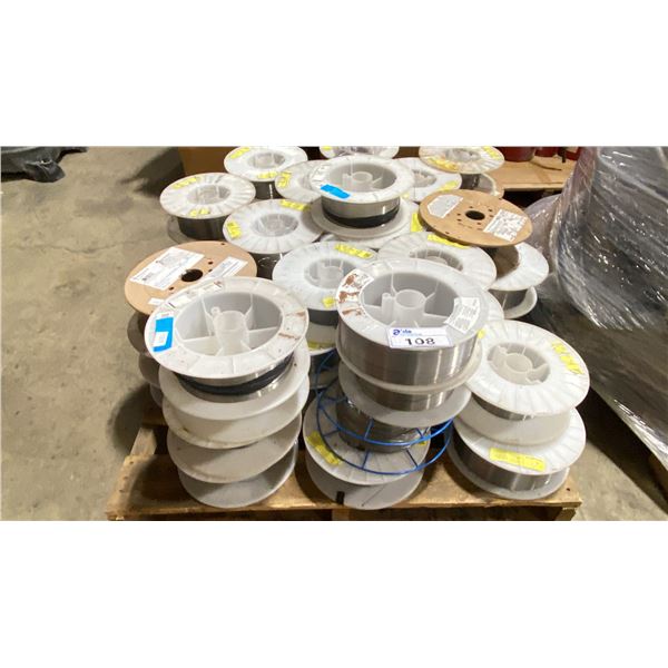 PALLET OF ASSORTED WELDING WIRE