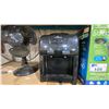 Image 3 : SHELF OF ASSORTED OFFICE ITEMS- PAPER SHREDDERS, TABLETOP FAN, VITAPUR WATER DISPENSER, KEYBOARD