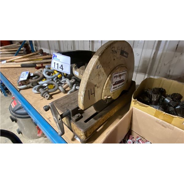 MAKITA 2414, 14" HEAVY DUTY ELECTRIC ABRASIVE CHOP SAW