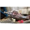 Image 5 : GROUP OF ASSORTED WELDING TORCHES, BRAIDED STEEL HOSE, GAUGE, ELECTRICAL OUTLET & HEAVY DUTY