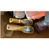 Image 5 : BOX OF ASSORTED POWER TOOLS, CHARGERS, LEVELS, HAND TOOLS & MORE