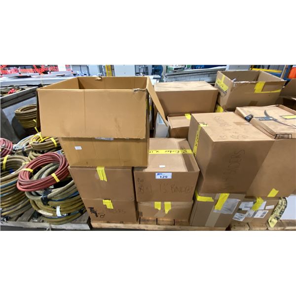 PALLET OF ASSORTED OFFICE BINDERS