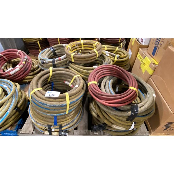 PALLET OF ASSORTED INDUSTRIAL AIR/WATER HOSE LINES