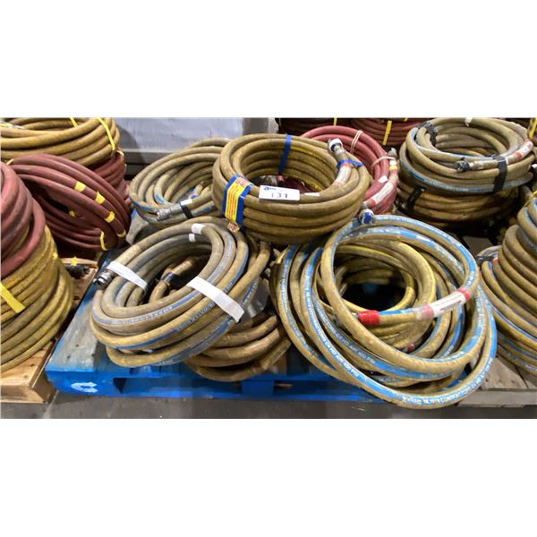 PALLET OF ASSORTED INDUSTRIAL AIR/WATER HOSE LINES