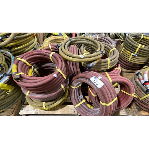 PALLET OF ASSORTED INDUSTRIAL AIR/WATER HOSE LINES