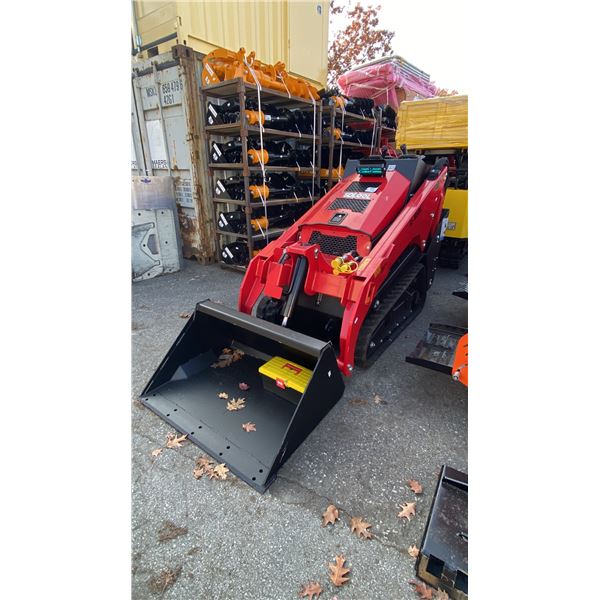SDLOOL SL-1050K RED DIESEL POWERED 24HP STAND ON RUBBER TRACK MINI SKID STEER LOADER WITH