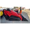 Image 5 : SDLOOL SL-1050K RED DIESEL POWERED 24HP STAND ON RUBBER TRACK MINI SKID STEER LOADER WITH