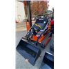 Image 1 : SDLOOL SL36C ORANGE 420CC GAS POWERED MINI SKID STEER LOADER WITH 38"W BUCKET