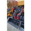 Image 1 : SDLOOL SL323TZ RED STAND ON GAS POWERED MINI SKID STEER LOADER, 13.5 HP, PNEUMATIC TIRES, 420CC
