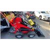 Image 5 : SDLOOL SL323TZ RED STAND ON GAS POWERED MINI SKID STEER LOADER, 13.5 HP, PNEUMATIC TIRES, 420CC