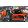 Image 1 : SDLOOL SL-LM1200Q ORANGE GAS POWERED REMOTE CONTROLLED FLAIL MOWER WITH 457 CC ENGINE,