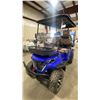 Image 1 : GC22S 4-SEAT ELECTRIC GOLF CART *BLUE* 43KM TOP SPEED, REAR WHEEL DRIVE, 9" MULTIMEDIA SYSTEM, BUILT