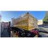 Image 2 : SDLANCH SDLD25 YELLOW RIDE ON GAS POWERED MINI CRAWLER DUMPER, 3 SPEED, 9" TRACKS, MANUAL DUMP