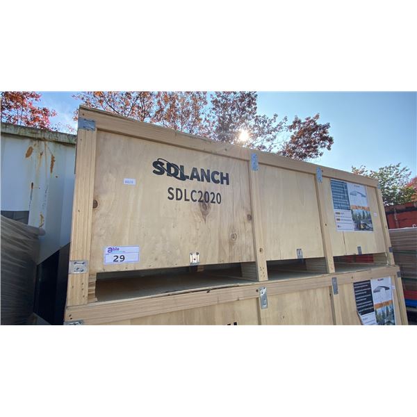 SDLANCH SDLC2020 20' X 20' ALL STEEL HIGH END CARPORT W/ OPEN SIDE WALLS *IN WOODEN CRATE*