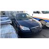 Image 4 : 2008 HYUNDAI ELANTRA, 4DRSD, BLUE, VIN KMHDU45D88U313824,