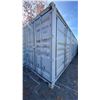 Image 1 : GREY 40' 52,910 LB MAX CAPACITY INDUSTRIAL TRANSPORT CONTAINER WITH 4 DUAL SWING SIDE DOORS DUAL
