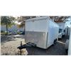 Image 1 : 2016 FOREST RIVER CARGO MATE TANDEM AXEL COVERED TRAILER, WHITE, VIN 5NHUBL422GB458451,