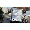 Image 2 : 2023 NOVAE LLC XPRESS CARGO SINGLE AXEL COVERED TRAILER, WHITE, VIN 5JWWE0814P6100015,
