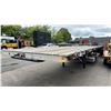 Image 2 : 2012 WILSON CF-1080 FLAT DECK TRAILER, BLACK, VIN 4WWBGB6N9CN618040,