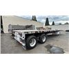 Image 3 : 2012 WILSON CF-1080 FLAT DECK TRAILER, BLACK, VIN 4WWBGB6N9CN618040,