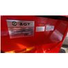 Image 5 : AGT INDUSTRIAL SDA-140T RED GAS POWERED RUBBER TRACK RIDE ON MINI SKID STEER WITH ATTACHED 44"W