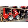Image 2 : AGT INDUSTRIAL SDA-140W RED GAS POWERED PNEUMATIC TIRE RIDE ON MINI SKID STEER WITH ATTACHED 44"W