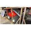 Image 5 : AGT INDUSTRIAL SDA-140W RED GAS POWERED PNEUMATIC TIRE RIDE ON MINI SKID STEER WITH ATTACHED 44"W