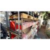 Image 2 : AGT ATK-B1000 RED INDUSTRIAL 1,190.5 LBS CAPACITY HYDRAULIC 2 POST 4 POINT AUTOMOTIVE HOIST WITH