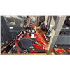 Image 3 : AGT INDUSTRIAL YSRT14 RED GAS POWERED RUBBER TRACK RIDE ON HYDRAULIC MINI SKID STEER/LOADER WITH