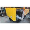 Image 2 : SDLANCH SDLD25 YELLOW RIDE ON GAS POWERED MINI CRAWLER DUMPER, 3 SPEED, 9" TRACKS, MANUAL DUMP