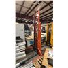 Image 1 : MAHAFFY PA96-2, 2 STAGE 2000 LBS CAPACITY 12V ELECTRIC WALK BEHIND MOBILE PALLET STACKER