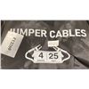 Image 2 : 2 PAIRS OF 4 GAUGE 25" LIGHT DUTY JUMPER CABLES IN SOFT TRANSPORT BAGS