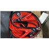 Image 3 : 2 PAIRS OF 4 GAUGE 25" LIGHT DUTY JUMPER CABLES IN SOFT TRANSPORT BAGS