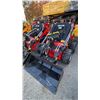Image 1 : SDLOOL SL323TZ RED STAND ON GAS POWERED MINI SKID STEER LOADER, 13.5 HP, PNEUMATIC TIRES, 420CC