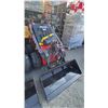 Image 4 : SDLOOL SL323TZ RED STAND ON GAS POWERED MINI SKID STEER LOADER, 13.5 HP, PNEUMATIC TIRES, 420CC