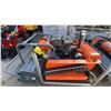 Image 1 : SDLOOL SL-LM1200Q ORANGE GAS POWERED REMOTE CONTROLLED FLAIL MOWER WITH 457 CC ENGINE,