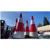 Image 2 : PALLET OF IRANCH IRSTC REFLECTIVE TRAFFIC CONES- 250PCS TOTAL