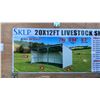 Image 3 : SKLP SK-S2012, 20' X 12' PORTABLE LIVESTOCK SHELTER/STORAGE SHED *IN WOODEN CRATE*