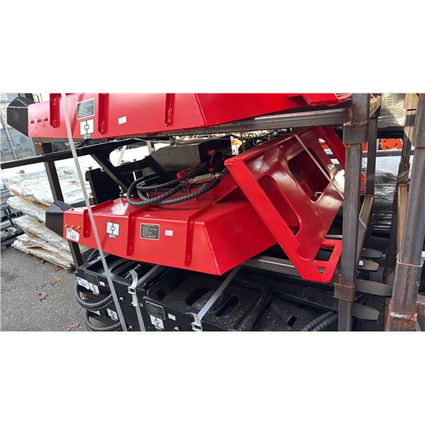 GIYI X-DM43 SKID STEER 43  WIDE MINI DISC MULCHER ATTACHMENT