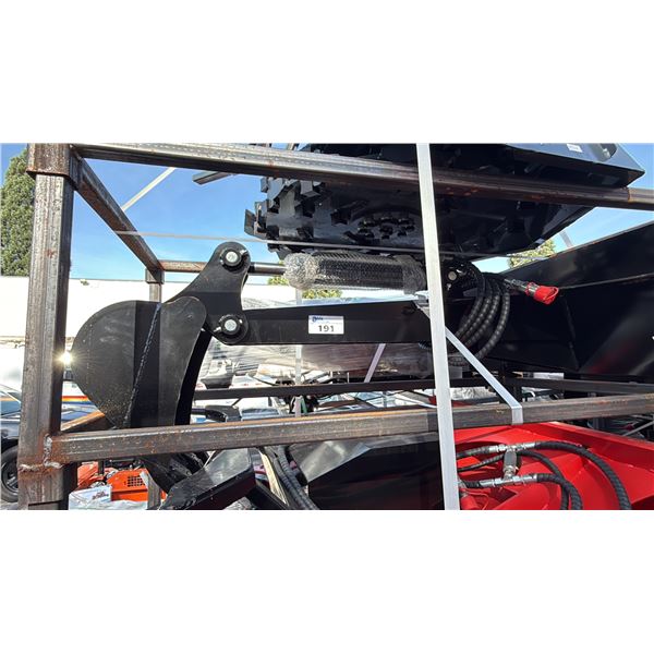 GIYI GY-D ZWB INDUSTRIAL SKID STEER HYDRAULIC BACKHOE ARM ATTACHMENT